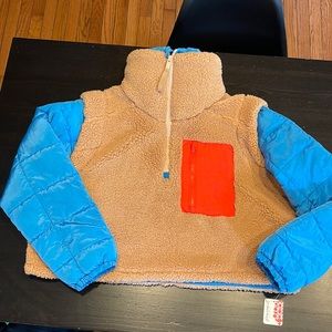 FP Movement Women's Scenic Route Colorblock 1/2 Zip Pullover